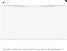 Tablet Screenshot of nihon.hr
